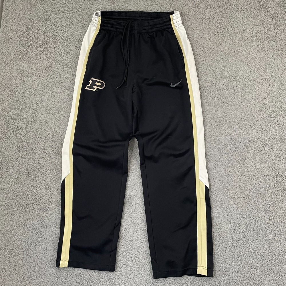 Nike Purdue University Boilermakers Pants L  Black Dri-fit Sportswear Collegiate